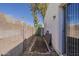 View of a backyard against the fence. It's a perfect place to garden at 536 S Evergreen Rd, Tempe, AZ 85288