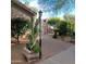 Landscaped walkway leading to community pool; desert landscaping includes cactus and gravel at 5877 N Granite Reef Rd # 2257, Scottsdale, AZ 85250