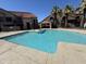Sparkling community pool with ample space for swimming and lounging under the sun at 700 E Mesquite Cir # N125, Tempe, AZ 85288
