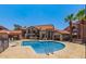Enjoy the beautiful community pool area, perfect for relaxation and recreation in a serene setting at 700 E Mesquite Cir # N125, Tempe, AZ 85288