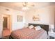 Bedroom with ensuite bathroom featuring a shower and double vanity at 7009 E Acoma Dr # 1160, Scottsdale, AZ 85254