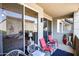 Large covered patio with furniture and views of the community; a great space for relaxing at 7009 E Acoma Dr # 1160, Scottsdale, AZ 85254