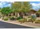 Beautiful home with desert landscaping and mature trees at 7500 E Pontebella Dr, Scottsdale, AZ 85266
