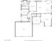 Detailed floor plan layout showcasing the bedroom, kitchen, garage, bathrooms, and living spaces at 8220 W Mariposa Grande Ln, Peoria, AZ 85383