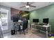 This office features lots of monitors, natural light and stylish flooring at 11035 N 37Th St, Phoenix, AZ 85028