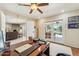 Spacious office featuring French doors that open to the pool and patio at 14401 N Coral Gables Dr, Phoenix, AZ 85023