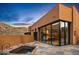 Wonderful desert backyard features glass doors to the bedroom and a luxurious built-in spa at 43105 N 102Nd St, Scottsdale, AZ 85262