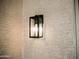 A close-up of the exterior lighting fixture at 1024 W Ayrshire Trl, San Tan Valley, AZ 85143