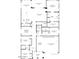Detailed floor plan showcasing the layout of this home including the living spaces and bedrooms at 10841 N Blakely St, Surprise, AZ 85388