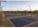 Multiple outdoor pickleball courts with nets and fencing, ready for a game with friends at 10841 N Blakely St, Surprise, AZ 85388