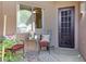 Cozy patio with comfortable seating, creating an inviting outdoor living area at 12946 N Northstar Dr, Fountain Hills, AZ 85268