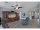 Bright and open living room featuring modern decor and comfortable furniture at 14770 W Voltaire St, Surprise, AZ 85379