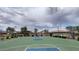 Community basketball court ready for a game, featuring well-maintained surface and surrounding landscaping at 18261 W Camino De Oro --, Surprise, AZ 85387