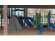 Community playground offers a variety of activities with slides and climbing features for active  at 18261 W Camino De Oro --, Surprise, AZ 85387