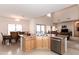 Kitchen featuring granite countertops and views of the dining and living area at 2749 S Powell Rd, Apache Junction, AZ 85119