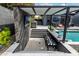 Entertainer's dream with a pool, swim up bar, outdoor kitchen, tv and seating at 3425 N 50Th Pl, Phoenix, AZ 85018