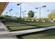 Well maintained bocce ball courts with beautiful desert landscaping at 3928 N 151St Ave, Goodyear, AZ 85395