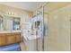 This bathroom includes a sink, tub, and a shower at 44284 W Buckhorn Trl, Maricopa, AZ 85138