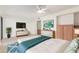 Updated main bedroom boasts modern decor and attached bathroom at 5102 N 31St Pl # 436, Phoenix, AZ 85016