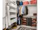 Walk-in closet provides organized storage with shelves, hanging rods, and storage organizers at 531 S 198Th Ave, Buckeye, AZ 85326