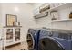 Modern laundry room with updated appliances and decor at 531 S 198Th Ave, Buckeye, AZ 85326