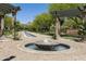 Community water feature surrounded by lush landscaping and shaded pergolas at 20084 N 103Rd St, Scottsdale, AZ 85255