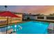 A beautiful backyard features a pool, hot tub, covered patio, and ample space for relaxing and entertaining at 8522 E Virginia Ave, Scottsdale, AZ 85257
