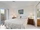 Relaxing bedroom featuring neutral walls, bedside tables, and a sliding door to balcony for quiet enjoyment at 10410 N Cave Creek Rd # 1100, Phoenix, AZ 85020