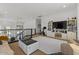 Bright living room with contemporary furniture and a modern, airy design at 1539 W Laurel Ave, Gilbert, AZ 85233