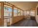 Inviting sunroom providing views of the surrounding landscape at 201 S Greenfield Rd # 129, Mesa, AZ 85206