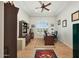 Spacious office with hardwood flooring, natural light, and classic desk at 20213 W Amelia Ave, Buckeye, AZ 85396