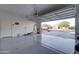 Clean, spacious garage with epoxy floors and an automatic door opener at 22601 E Via Las Brisas --, Queen Creek, AZ 85142