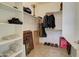 Walk-in closet with carpet flooring and shelving at 22601 E Via Las Brisas --, Queen Creek, AZ 85142