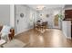 Dining area with room for guests, stylish chairs, decor, and natural light at 2941 N Evergreen St, Buckeye, AZ 85396