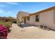 Backyard featuring a covered patio and low maintenance landscaping at 3531 N Sericin --, Mesa, AZ 85215