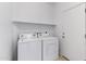 Laundry room featuring a side-by-side washer and dryer and a storage shelf above at 3531 N Sericin --, Mesa, AZ 85215