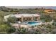 Gorgeous home with an infinity pool, desert landscaping and sweeping views from an aerial perspective at 41611 N 113Th Pl, Scottsdale, AZ 85262