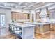 Bright gourmet kitchen features professional appliances, eat in island, and custom cabinets at 5220 N Casa Blanca Dr, Paradise Valley, AZ 85253