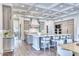 Bright gourmet kitchen features professional appliances, eat in island, and coffered ceilings at 5220 N Casa Blanca Dr, Paradise Valley, AZ 85253