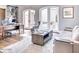 Bright office space features a sleek desk, modern furnishings, and French doors leading to a peaceful outdoor area at 5220 N Casa Blanca Dr, Paradise Valley, AZ 85253