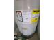 Close-up of a Bradford White water heater, showcasing its specifications and energy efficiency details at 5734 W Gwen St, Laveen, AZ 85339
