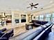 Spacious living room with tile fireplace and built-in TV at 9249 E Desert Arroyos St, Scottsdale, AZ 85255
