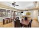 Community dining area with multiple tables, chairs, and natural light at 13450 E Via Linda St # 1019, Scottsdale, AZ 85259