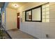 Inviting front entrance features red door, block glass window, and stylish address number at 312 E Windsor Ave # 5, Phoenix, AZ 85004
