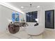 Stylish living room with modern furniture, abstract art, and sleek lighting at 312 E Windsor Ave # 5, Phoenix, AZ 85004