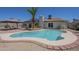 The backyard features a private pool, desert landscaping, and a tiled gazebo at 4621 E Mineral Rd, Phoenix, AZ 85044