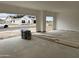 Spacious garage with view of the neighboring homes at 6452 E Omega Cir, Mesa, AZ 85215