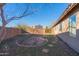 Overhead view of the backyard featuring a brick wall at 8009 S 53Rd Ave, Laveen, AZ 85339