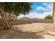 Backyard with tree, gravel, and paver surround at 10317 E Kiva Cir, Mesa, AZ 85209