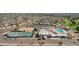 Aerial view of tennis courts, pickleball courts and miniature golf at 10502 W Hutton Dr, Sun City, AZ 85351